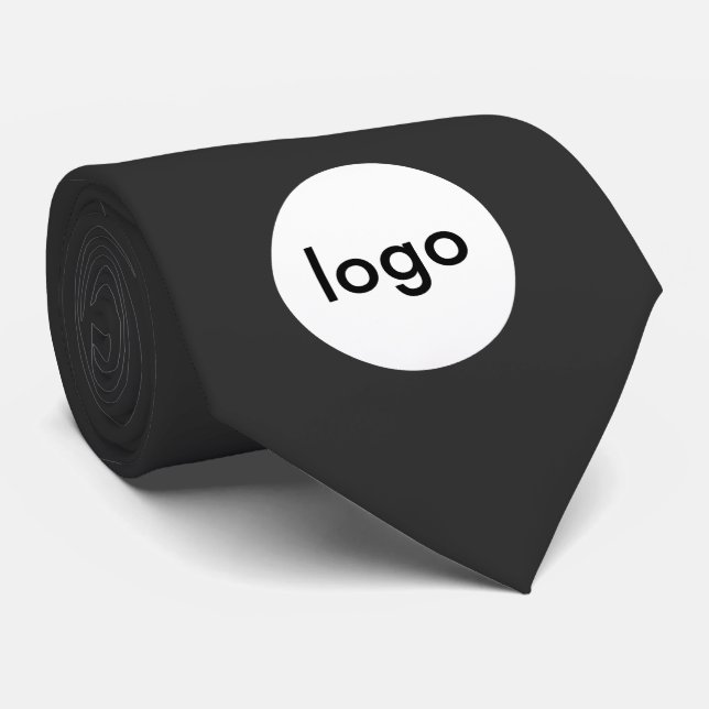 Gravata Empresa Personalizada de Logotipo Comercial (Rolled)