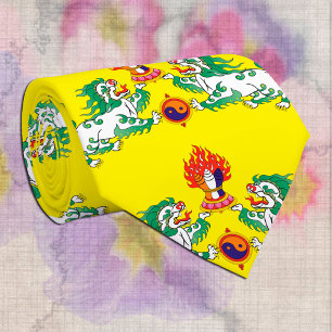 Gravata Empresas Tibetanas e Bandeira Tibetana, Leões de N