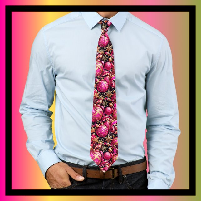 Gravata Enfeites de natal felizes Brilhantes Estrelas de F (Criador carregado)