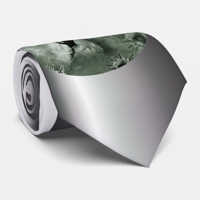 Gravata Enfermeiro de Coronavírus (Rolled)