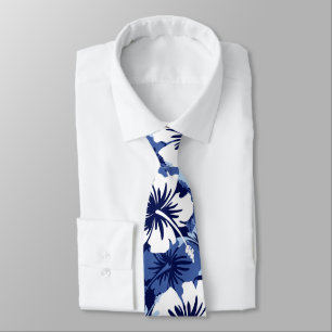 Gravata Epic Floral Hibiscus Hawaiian Necktie