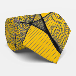 Gravata Equipamento de Construção Amarelo e Cinza "Aranh