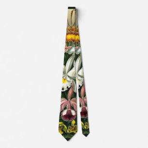 Gravata Ernst Haeckel's Orchidaceae Tie