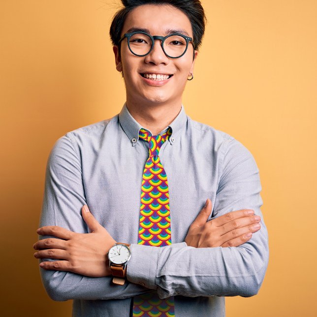 Gravata Escala de Sereia do Arco-Íris (Criador carregado)