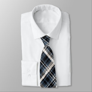 Gravata Escocês, preto e branco,tartan,na moda, clássico