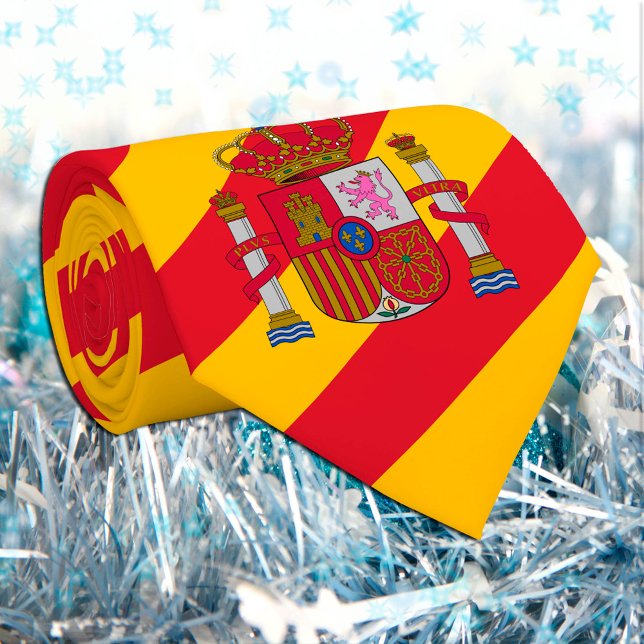 Gravata Espanhas, moda, bandeira espanhola (Criador carregado)