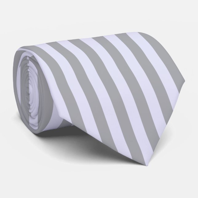 Gravata Espelho distribuído em cinzas e lavandas (Rolled)