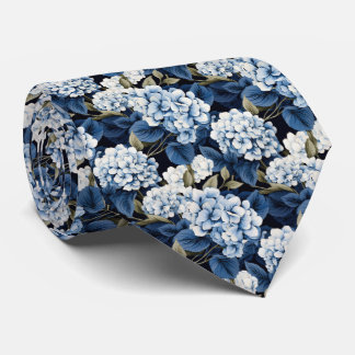 Gravata Espelho dourado de flores de Hydrangea