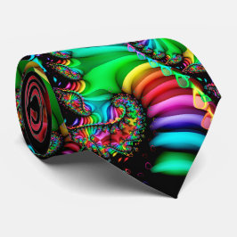 Gravata Espiral melódico do Fractal do arco-íris