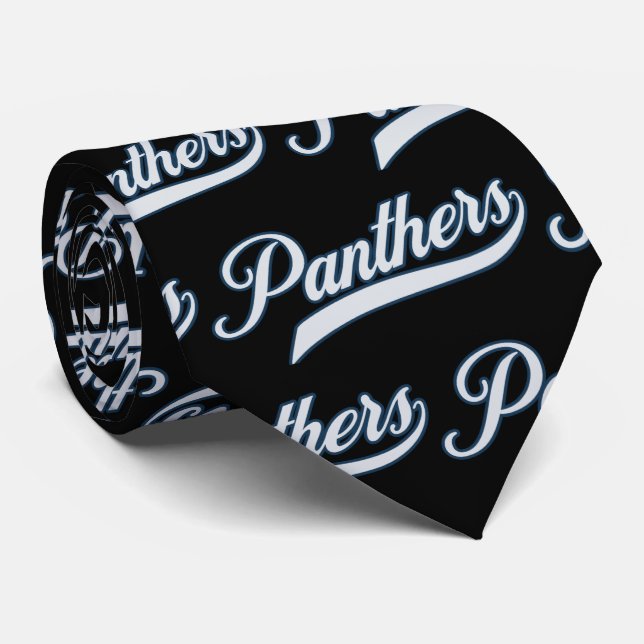 Gravata Espírito da Equipe Panthers (Rolled)