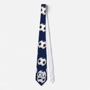 Gravata Esportes personalizados de futebol do Monograma