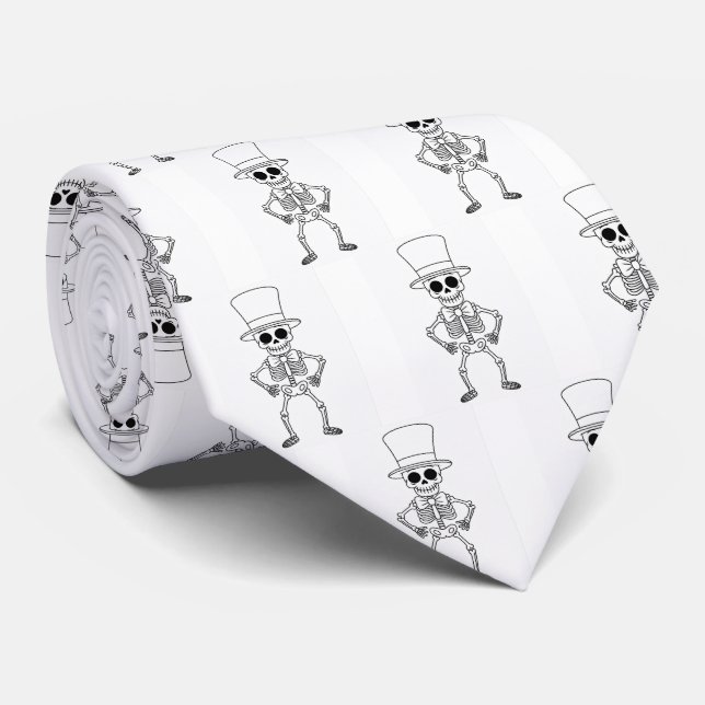 gravata esqueleto (Rolled)