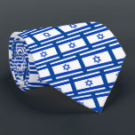 Gravata Estado judeu de bandeira israelita<br><div class="desc">Esta gravata do pescoço mostra seu amor por Israel,  com a bandeira israelense.</div>