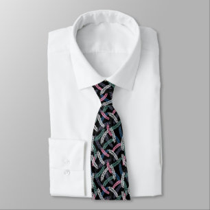 Gravata Estampada Floral Masculina