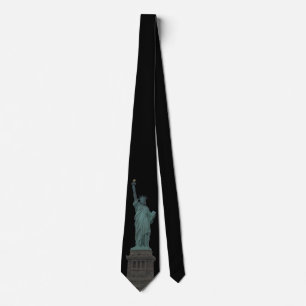 Gravata Estátua da Liberdade Tie NY City Souvenir Necktie