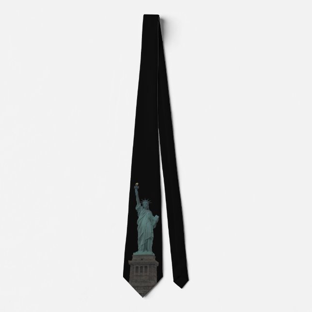 Gravata Estátua da Liberdade Tie NY City Souvenir Necktie (Frente)