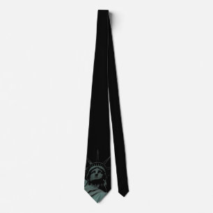 Gravata Estátua da Liberdade Tie NY City Souvenir Necktie