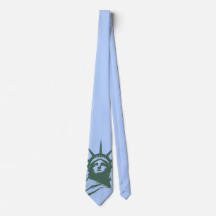 Gravata Estátua da Liberdade Tie NY City Souvenir Necktie