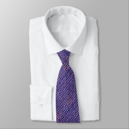 Gravata Estilo medieval metálico roxo do correio Chain do