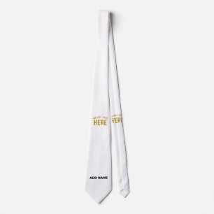 GRAVATA ESTILO MODERNO PERSONALIZÁVEL BRANCO VERIFICADO MA