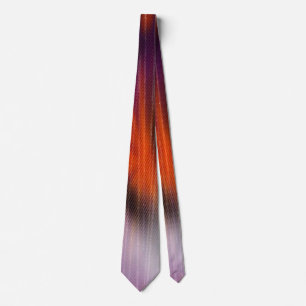 Gravata Estilo Ombre Torre Laranja Roxo