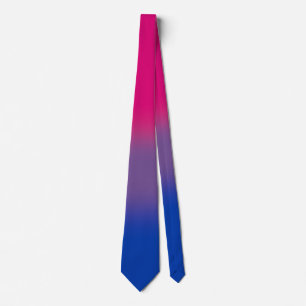 Gravata Estilosa da Bandeira do Orgulho Bissexual