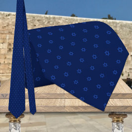 Gravata Estrela azul e Marinho minúscula de David