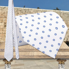 Gravata Estrela Azul Pequena De David White Neck