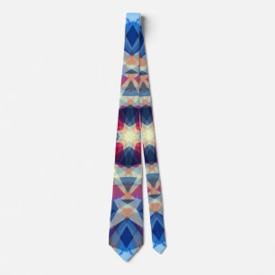 Gravata Estrela de Natal Blue Festivo Red Dourado Amarelo