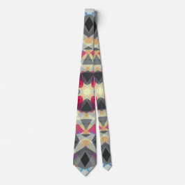 Gravata Estrela de Natal Cinza de inverno Festivo Vermelho