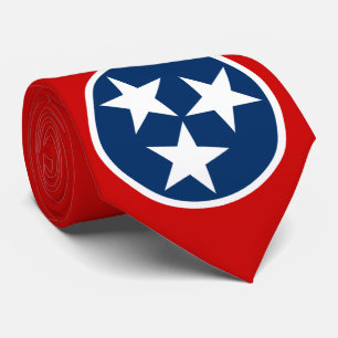 Gravata Estrelas brancas de Sinalizador do Tennessee