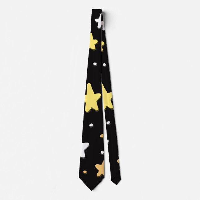 Gravata Estrelas de Candy Corn (Frente)