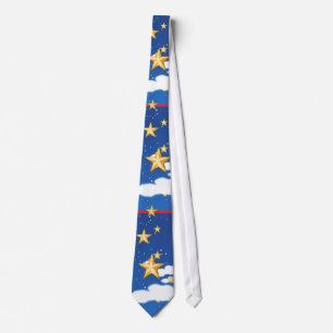 Gravata Estrelas de ouro -