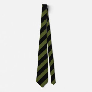 Gravata Estrelas e Stripes Verdes do Exército do Necktie