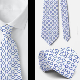 Gravata Estrelas Judaicas Neck Tie Estrela Formal de David