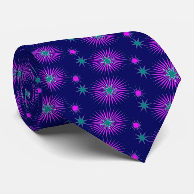 Gravata Estrelas Que Brilham (Rolled)