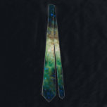 Gravata Estrelas verdes da Galáxia da Astronomia Science<br><div class="desc">A galáxia liga-se à imagem da nuvem de estrelas NGC 281 na constelação de Cassiopeia. A gravata verde do pescoço da galáxia é um presente perfeito para todos os stargazers.</div>