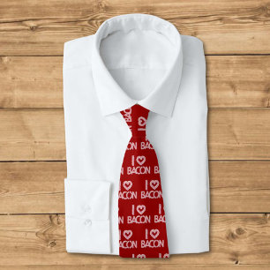 Gravata Eu Adoro Bacon Tie