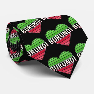 Gravata Eu Amo Burundi, Coração Burundi