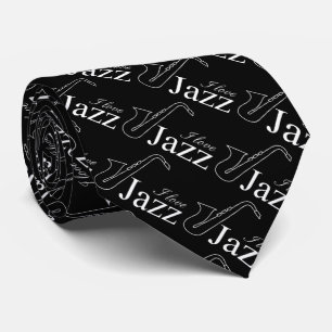 Gravata Eu amo o jazz