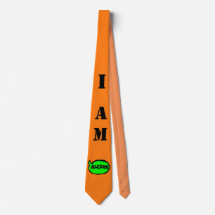 Gravata Eu sou incrível TIE (Tráfego Cone Orange)