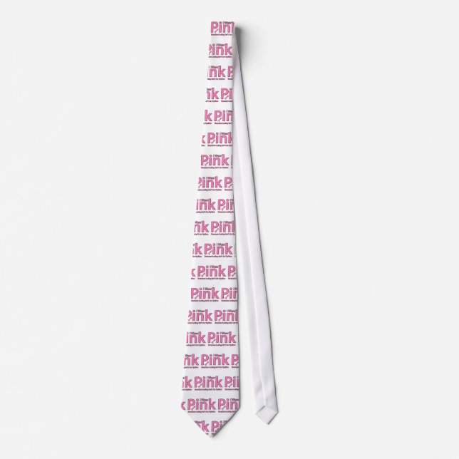 Gravata Eu Uso Rosa (Frente)