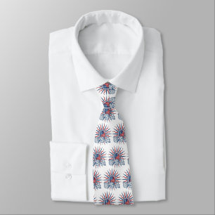 Gravata EUA Starburst Yin Yang Tie
