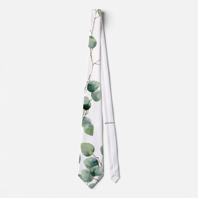 Gravata Eucalyptus Wedding Tie (Frente)
