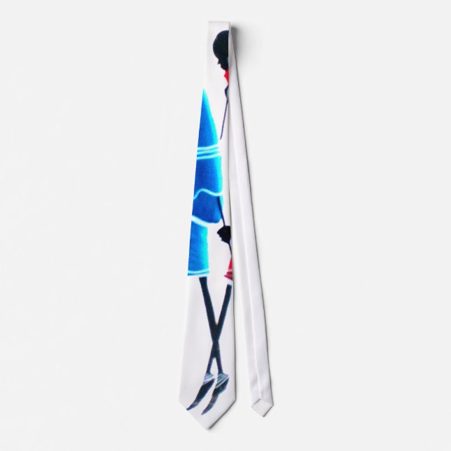 Gravata Excelente Maasai Hakuna Matata Designer Vintage Ti (Frente)