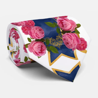 Gravata faixa de rosas
