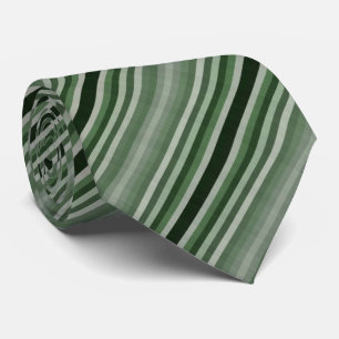 Gravata Faixa Verde da Cinza cinza