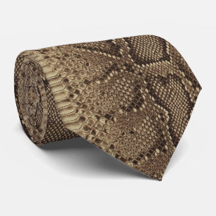 Gravata Falso Snakeskin sobre