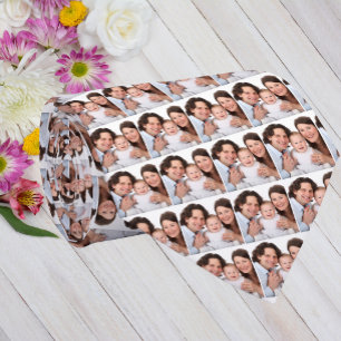 Gravata Família da foto personalizada