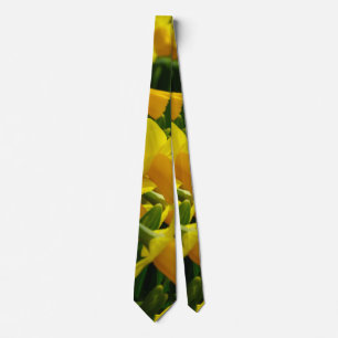 Gravata Família De Daffodils Neck Tie